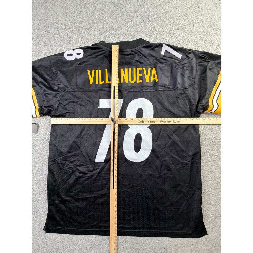 NWT Alejandro Villanueva Pittsburgh Steelers #78 NFL Pro Line Football Jersey XL - Picture 8 of 11